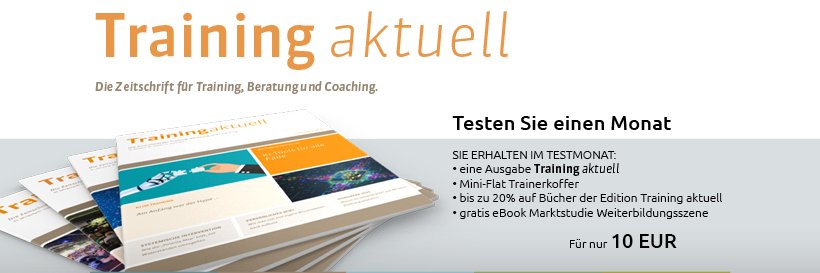 Training aktuell banner