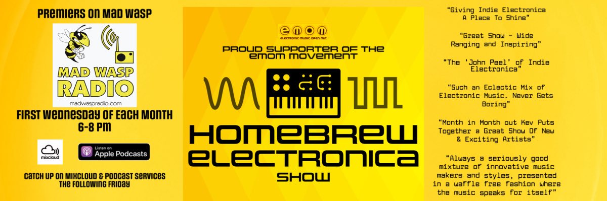 HomeBrew Electronica Show banner