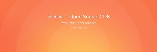 jsDelivr Profile Banner