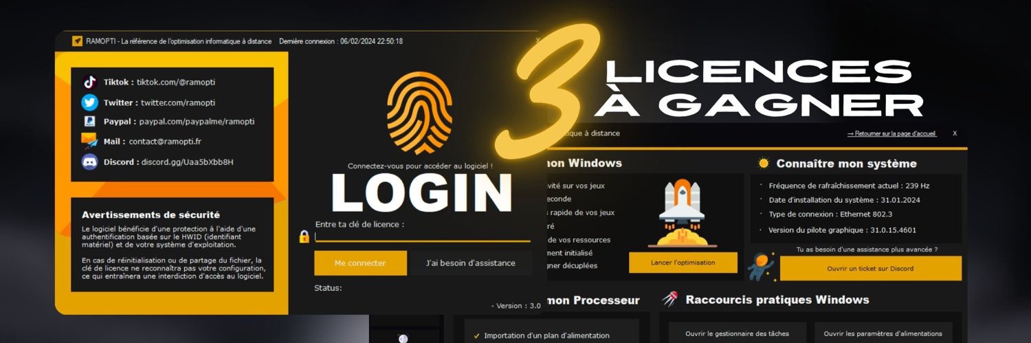 RAMOPTI - Augmente les performances de ton PC ! 🚀 banner