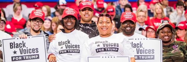 Black Voices For Trump 2024 Profile Banner