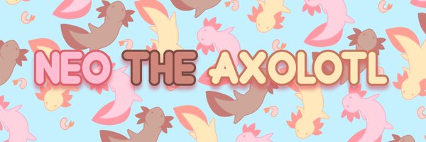 Neo Axolotl Profile Banner