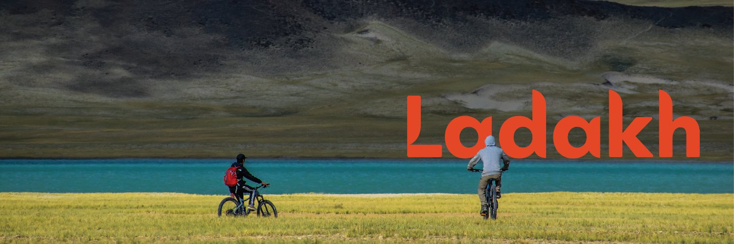 Ladakh Tourism's banner