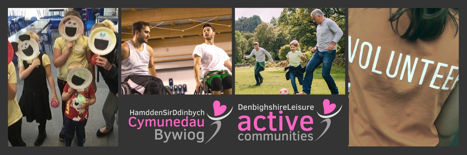 Denbighshire Leisure Active Communities banner