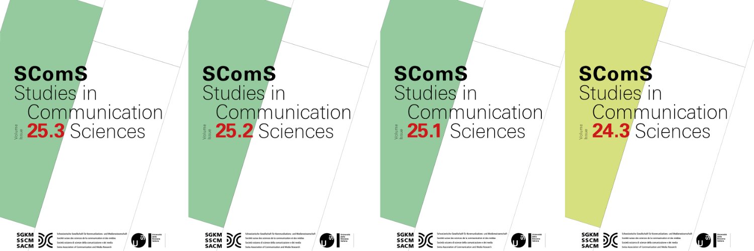 SComS: Studies in Communication Sciences banner