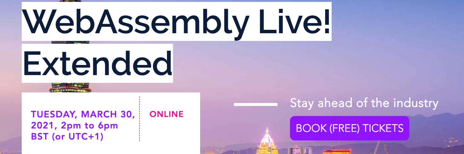 WebAssembly Live! banner