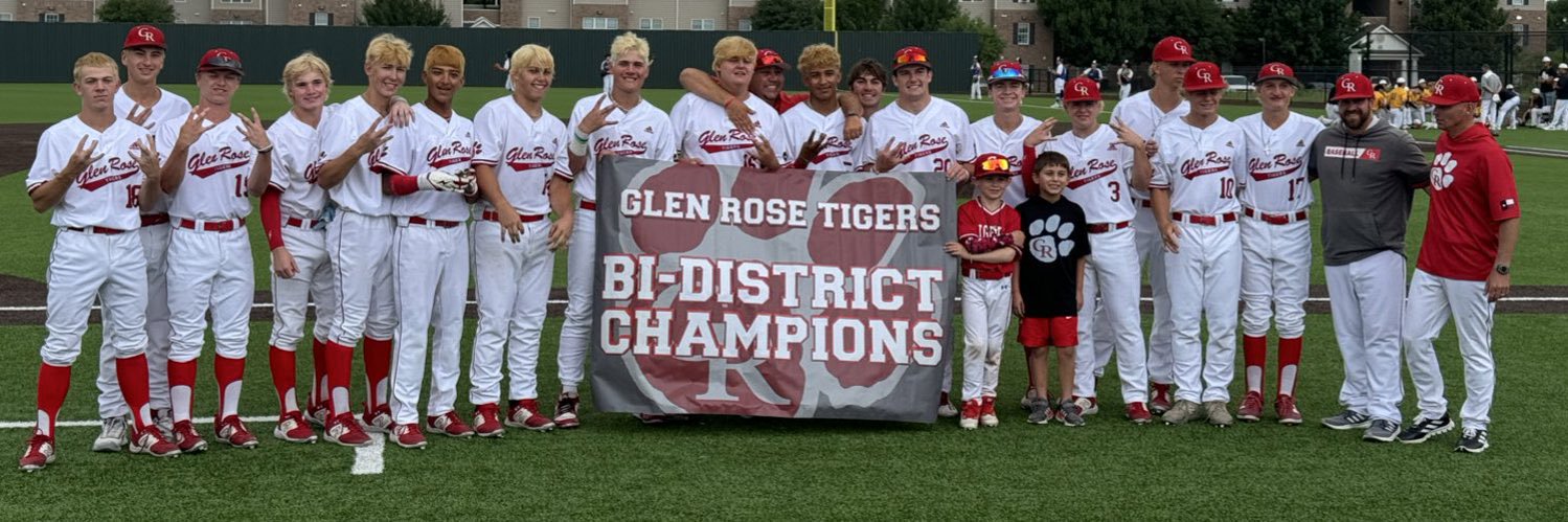 Glen Rose Tiger Baseball banner