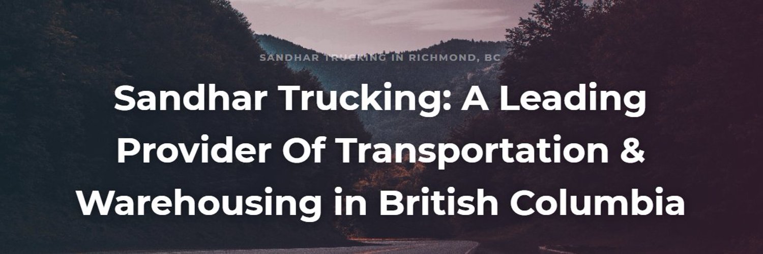 Sandhar Trucking Profile Banner