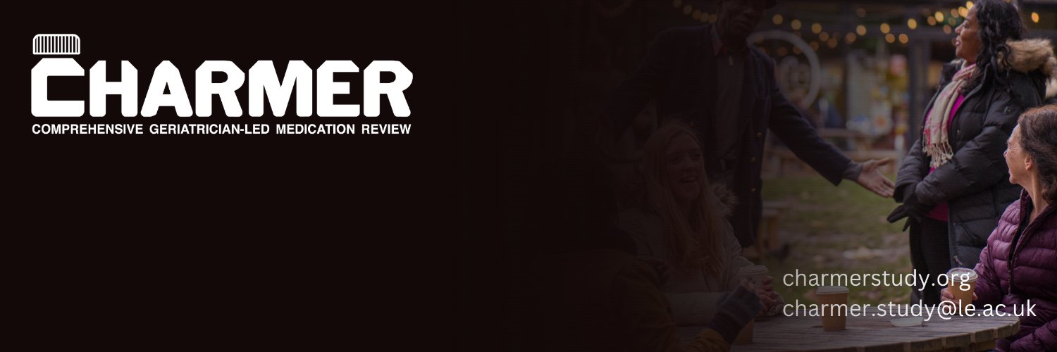 CHARMER deprescribing study's banner