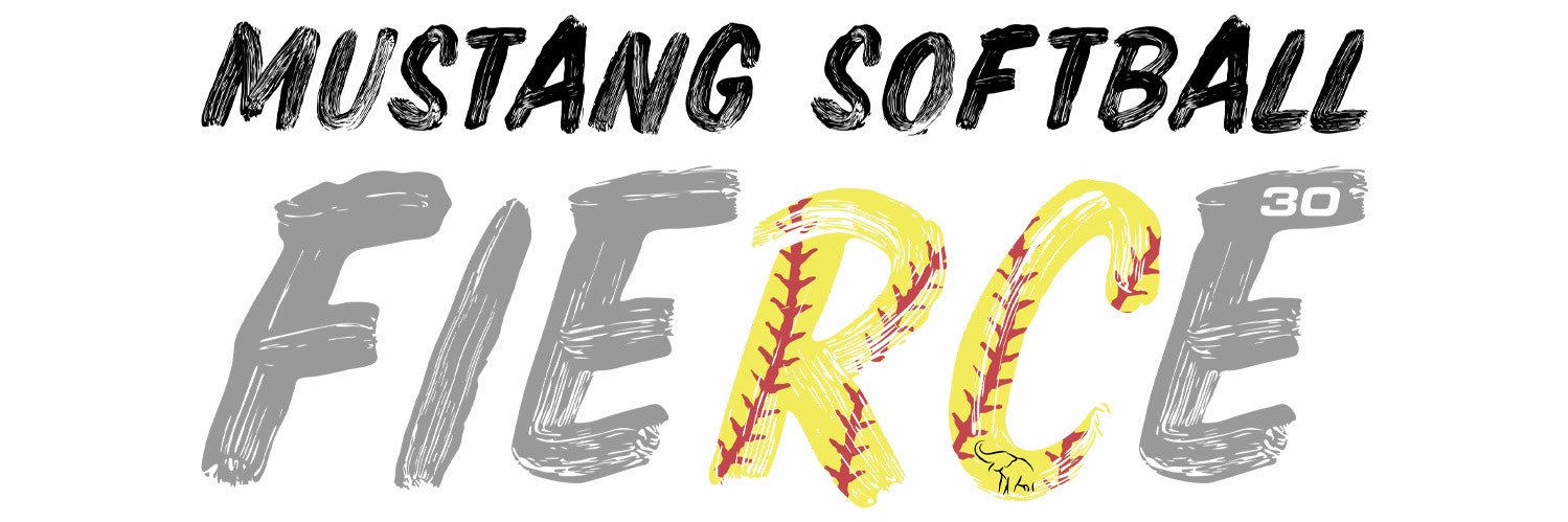 Mustang Softball banner