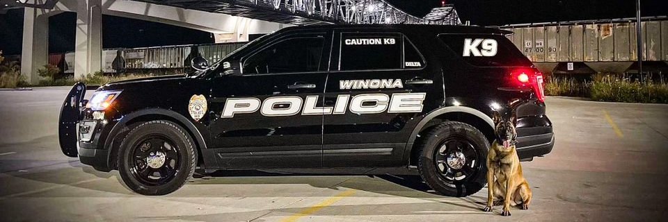 Winona Police Department banner