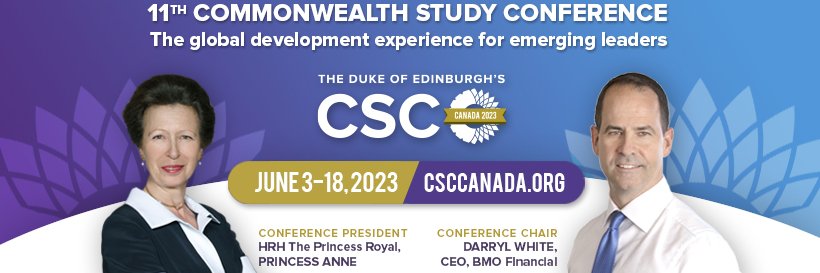 CSC2023 - The Duke of Edinburgh's CSC Canada 2023 banner