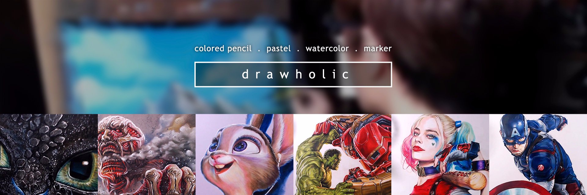 drawholic's profile banner image