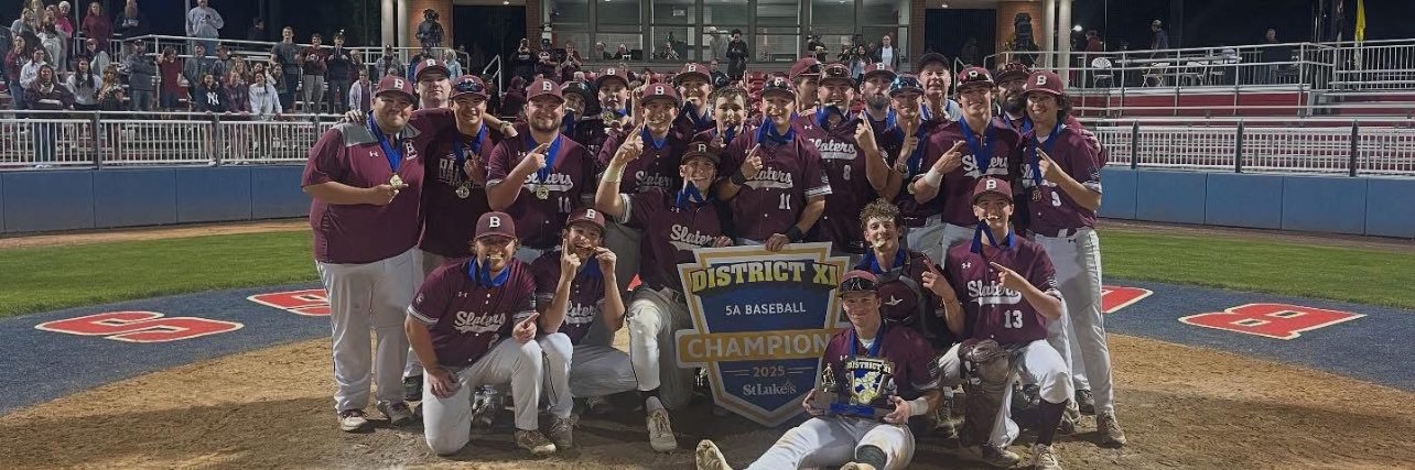 Slater Baseball banner