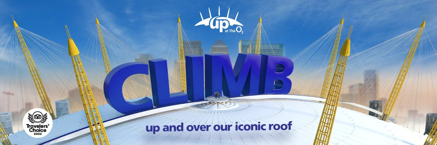 Up at The O2 banner