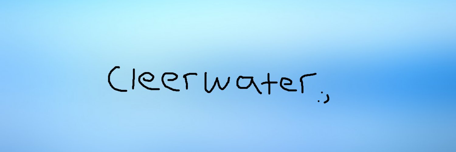 cleer_water's profile banner image