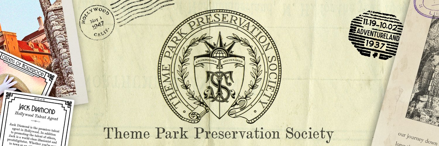 Theme Park Preservation Society's banner