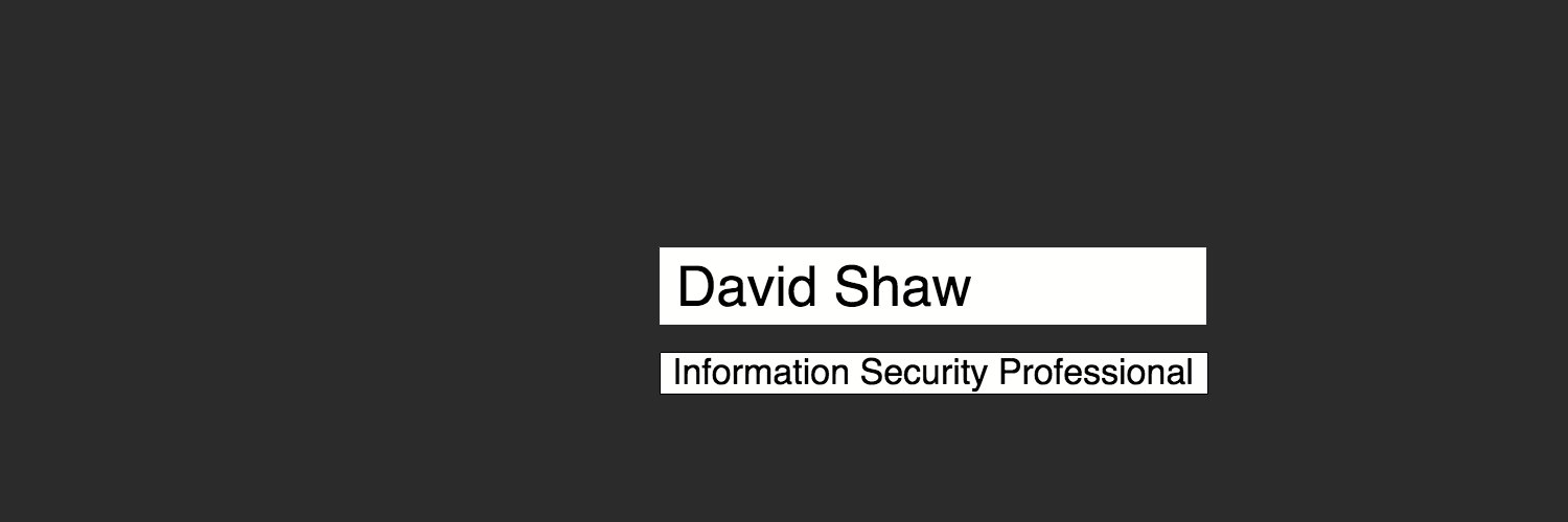 David Shaw banner