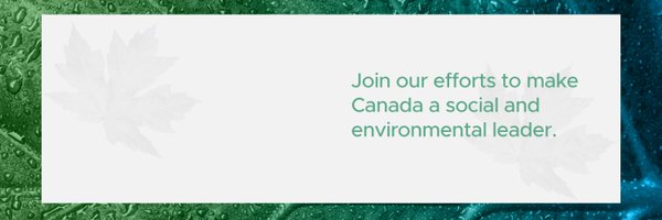 Canadians For A Sustainable Society Profile Banner