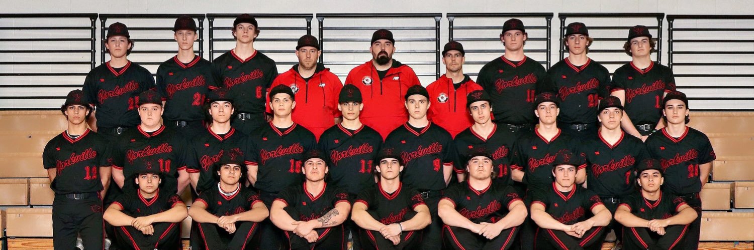 Yorkville High School Baseball's banner