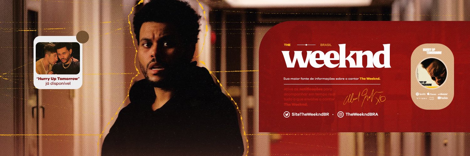 The Weeknd Brasil's banner