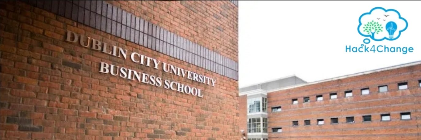 DCU Hack4Change banner