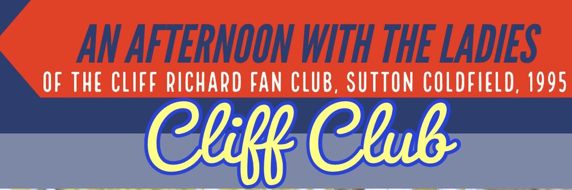 An Afternoon with Cliff Club Sutton Coldfield 1995 banner