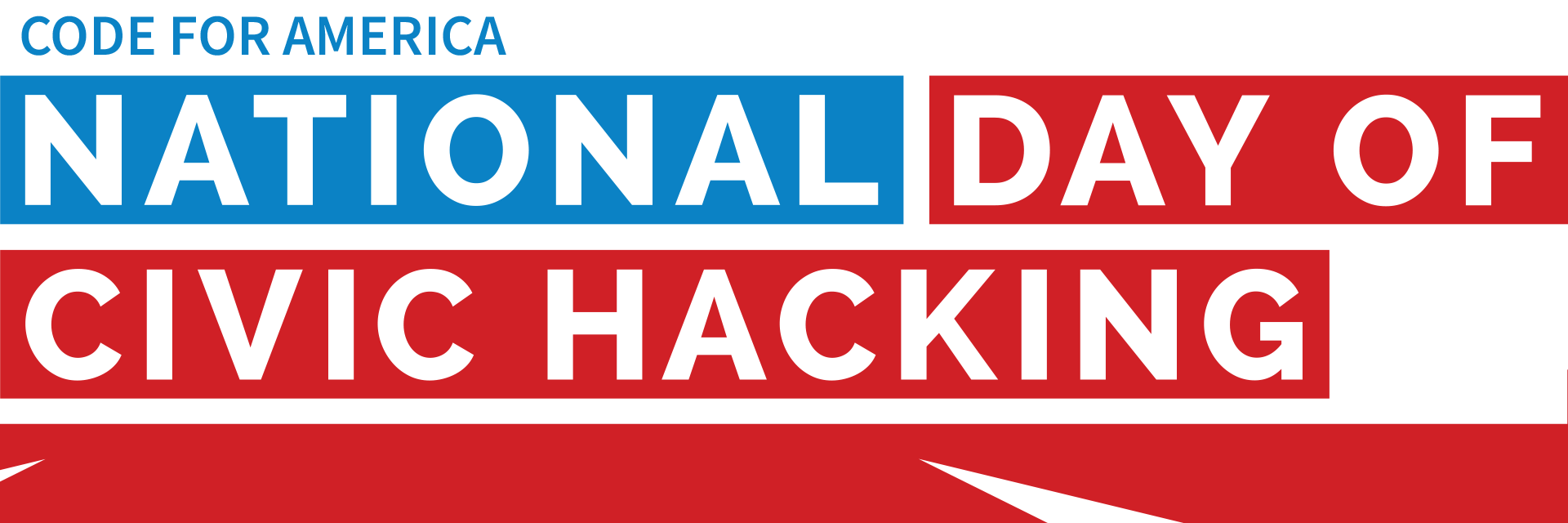 #NationalDayofCivicHacking banner