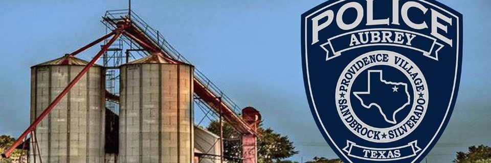 Aubrey Police banner