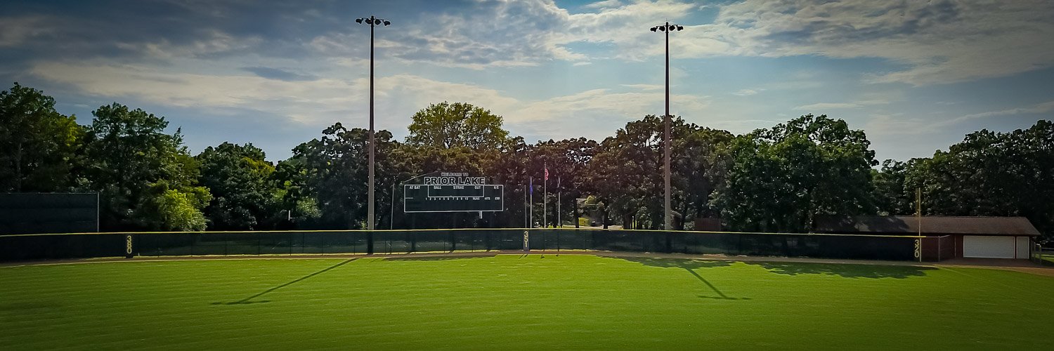 Prior Lake Amateur Baseball's banner