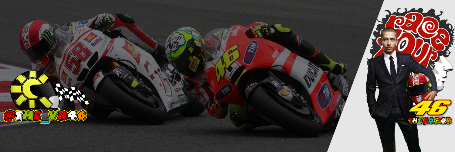 The VR 46 banner