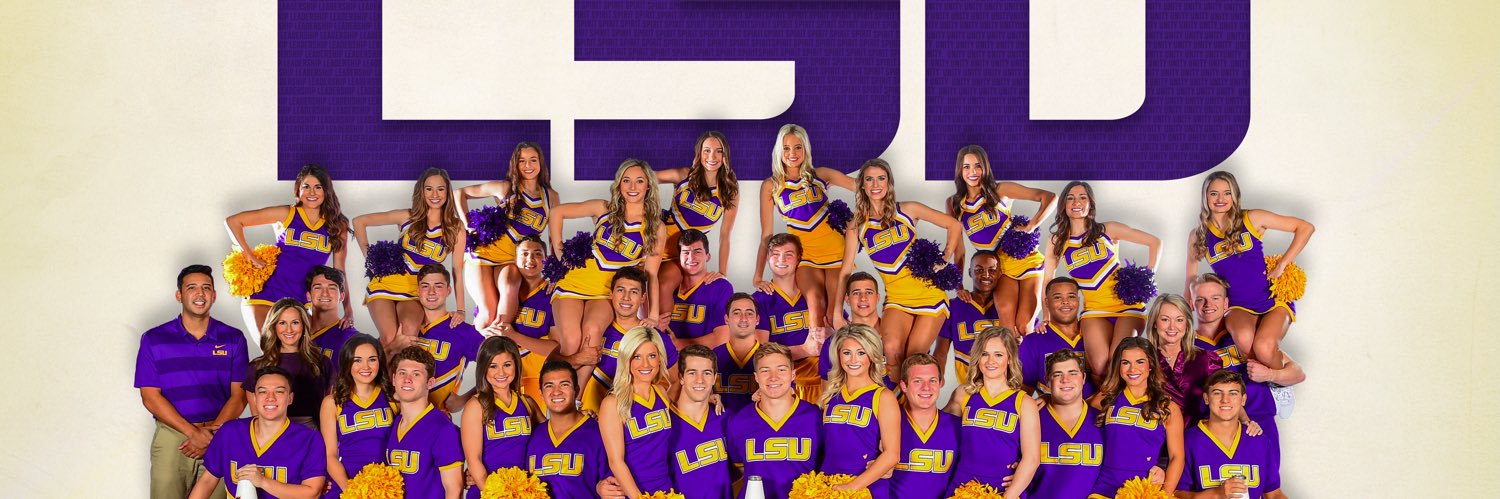LSU Cheerleading banner