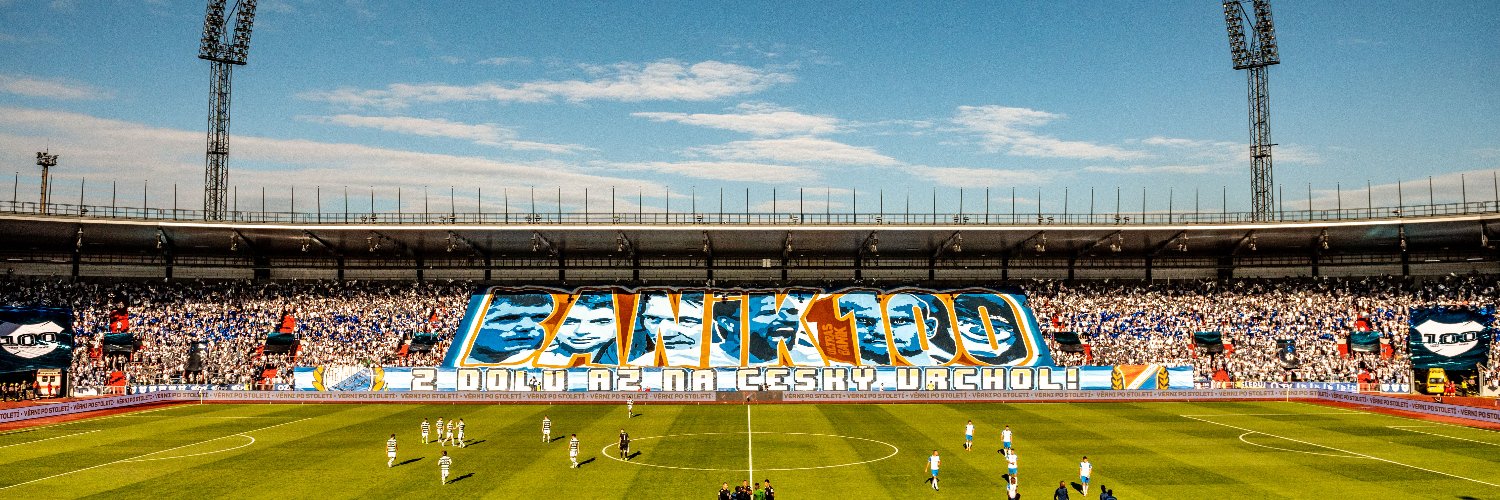 FC Baník Ostrava's banner