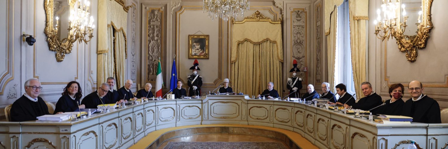 Corte Costituzionale's banner