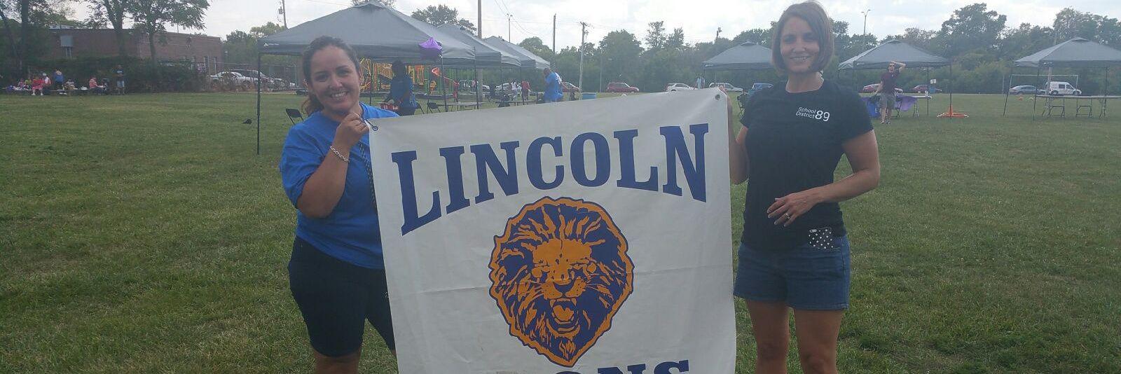 Lincoln School banner