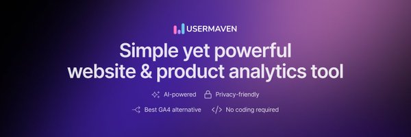 usermaven Profile Banner