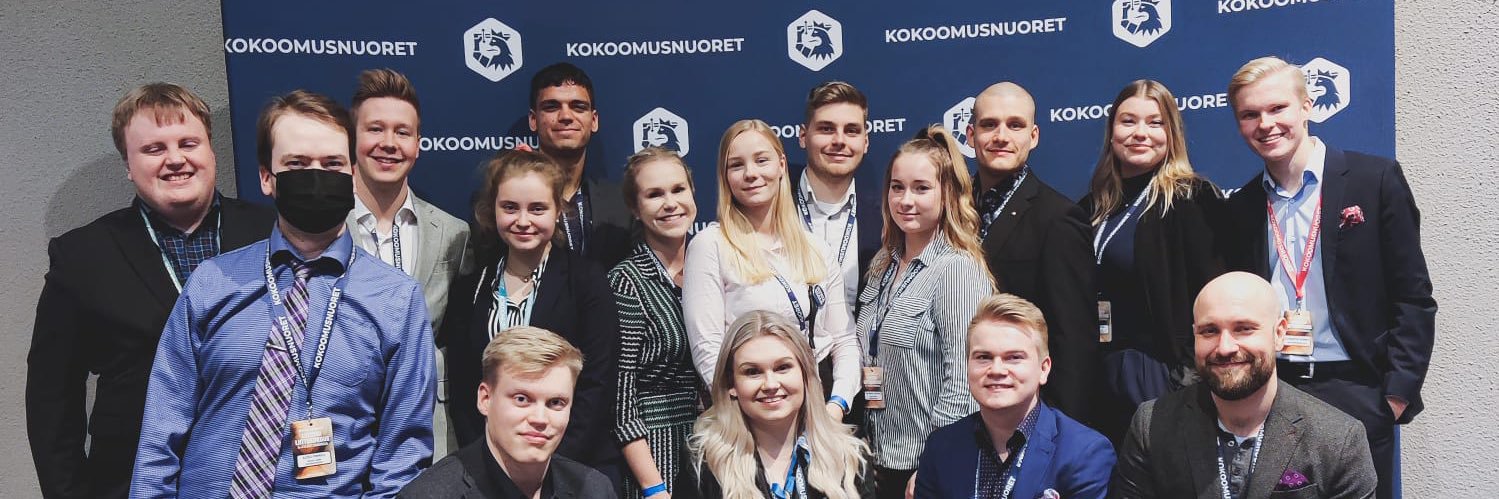 Oulun Läänin Kokoomusnuoret banner