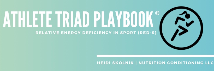 Athlete Triad Playbook banner