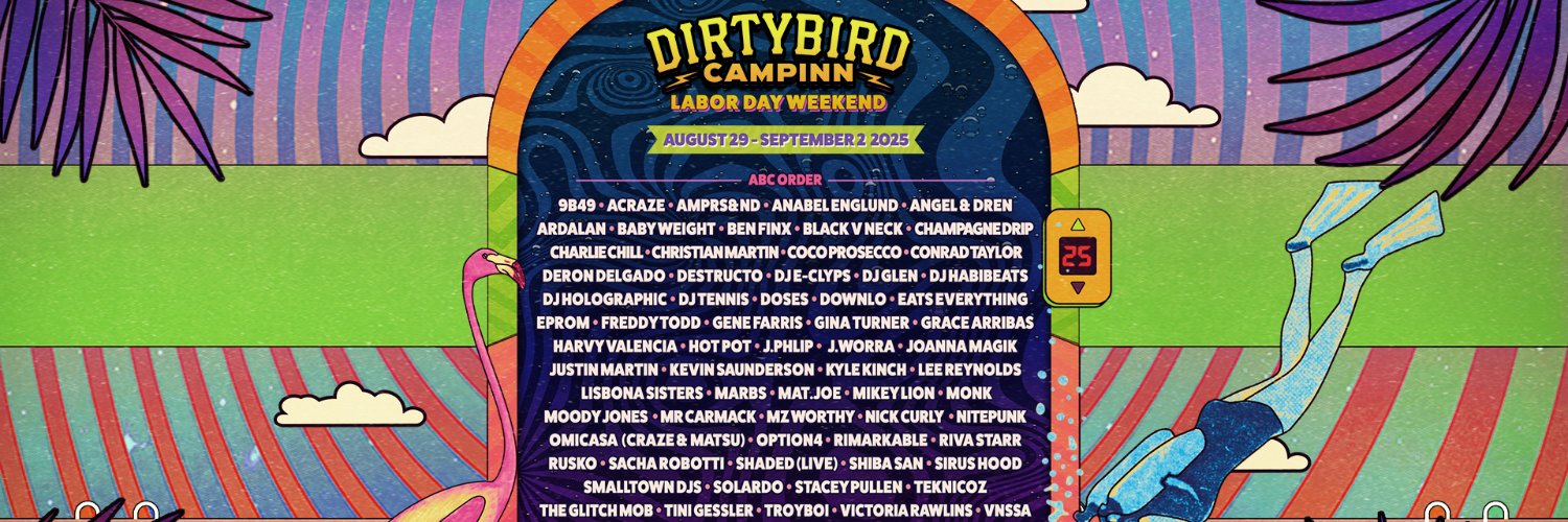 Dirtybird CampINN banner