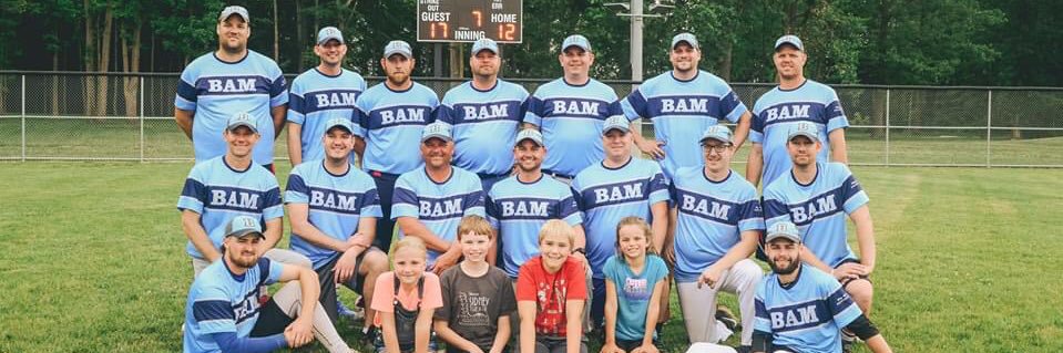 BAM Softball banner