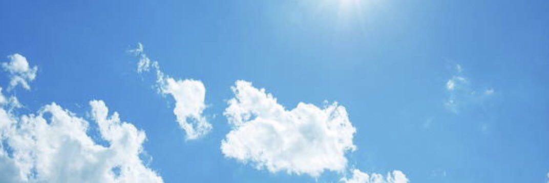 Blue Sky - Tranquil, Peace, Faith & Hope banner