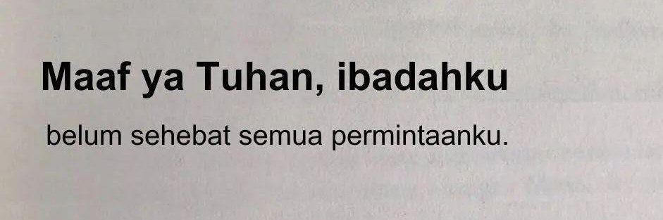 AKU YG PERCAYA DIRI banner