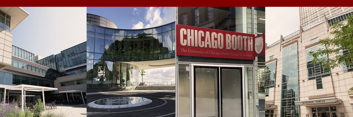 Chicago Booth's banner