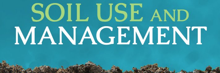 Soil Use and Management's banner