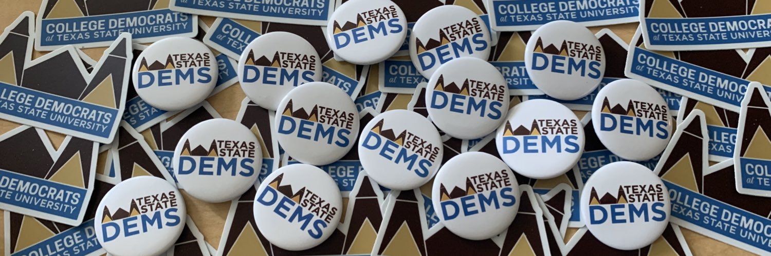College Democrats at Texas State banner