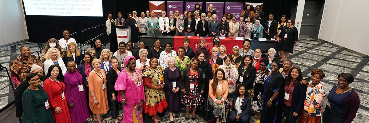 Commonwealth Women Parliamentarians (CWP)'s banner