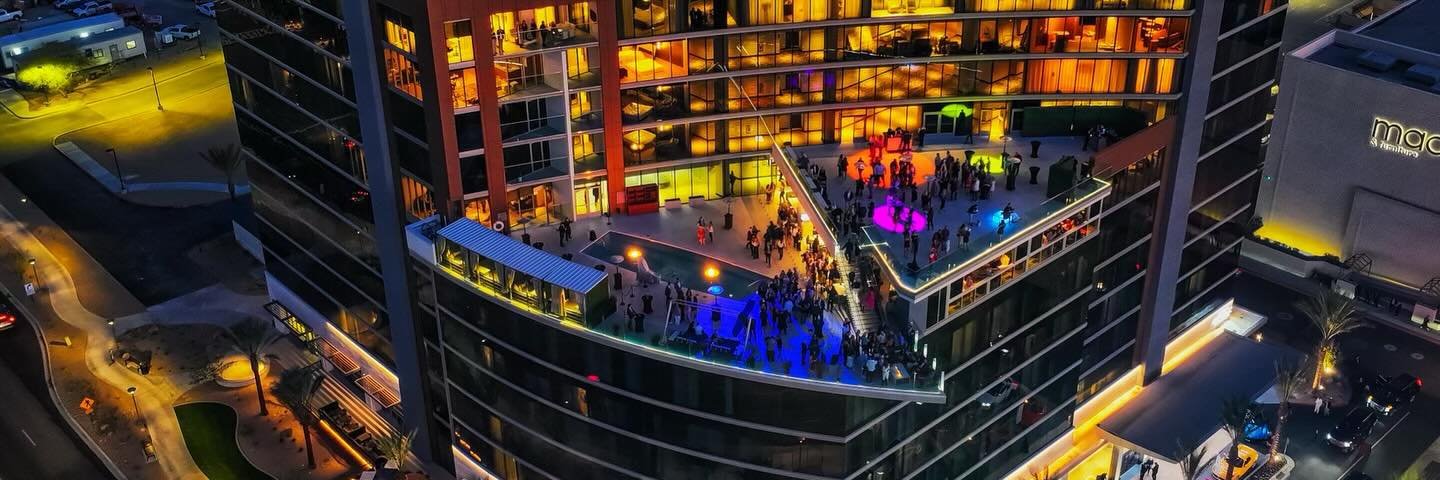 Caesars Republic Scottsdale, a Hilton Hotel banner