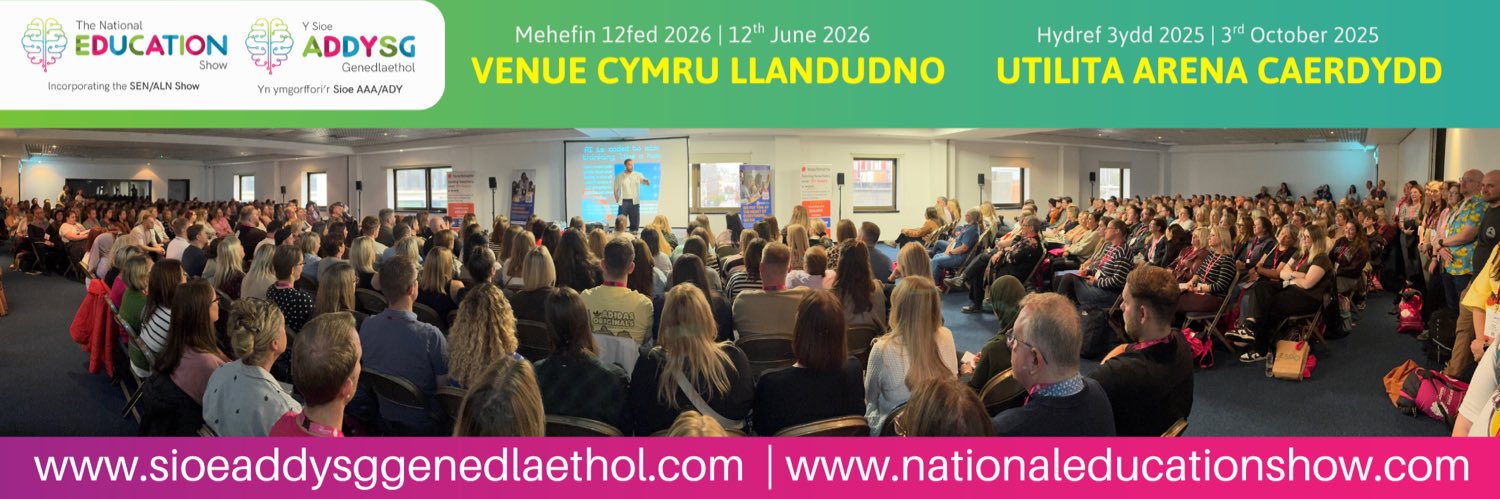 Sioe Addysg Genedlaethol banner