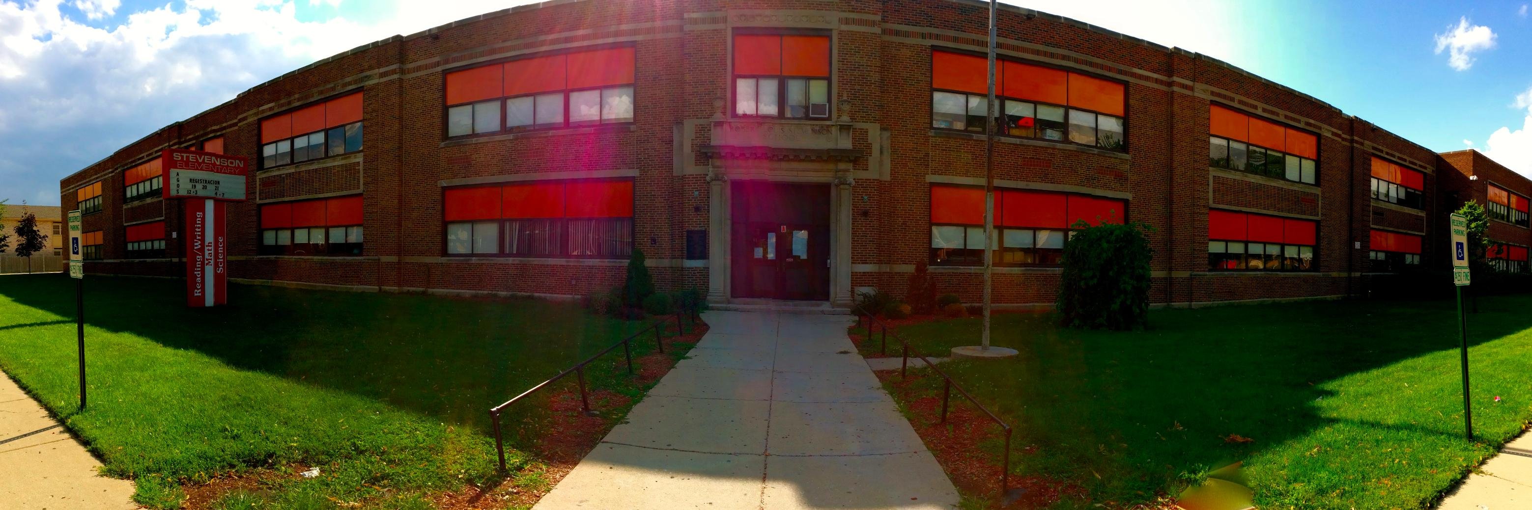 Stevenson School banner