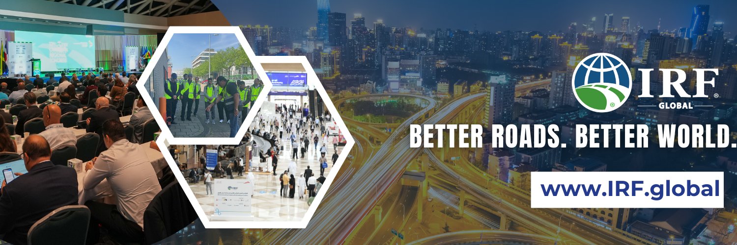 International Road Federation® (Certified by IRF) banner